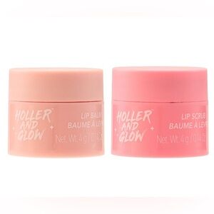 Holler and glow limited edition Toasted Smores Scented Lip Scrub And Balm Duo